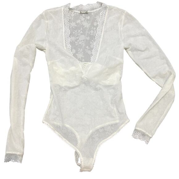 new Intimately Free People small Babes in Bandeaus lace bodysuit BC 2857 - Picture 9 of 9